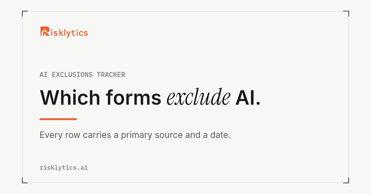 AI Exclusions Tracker